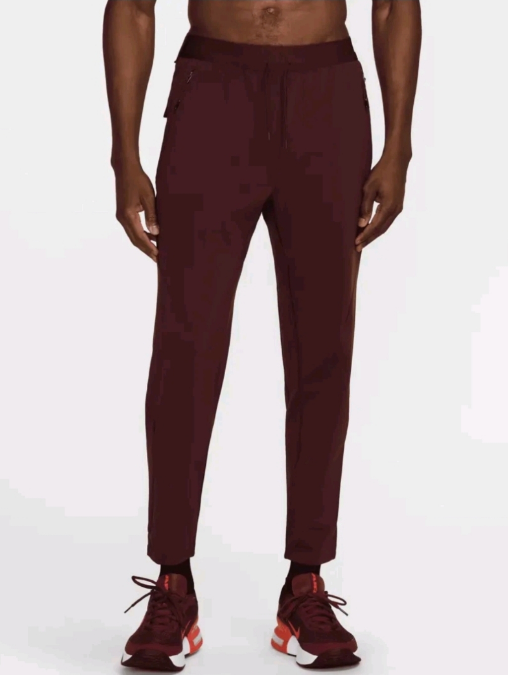 Nwt Nike Aps Dri Fit Adv Maroon Stealth Versatile Travel Pants Mens Size Small